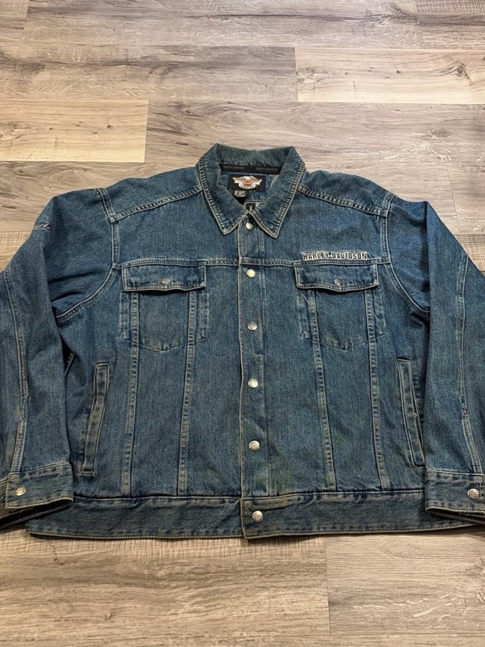 Harley Davidson Dark Blue Denim Jacket